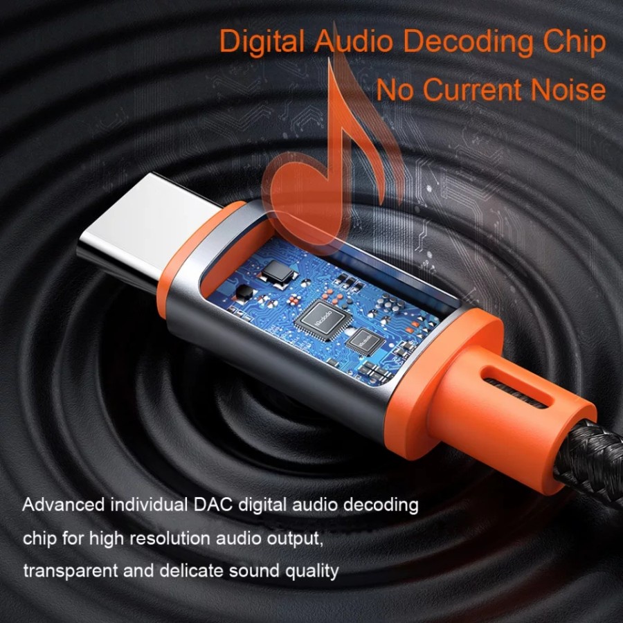 Mcdodo Audio Converter Samsung Galaxy NOTE 20 Ultra USB C to Aux 3.5mm