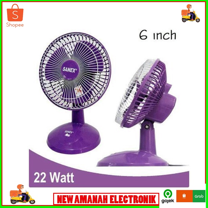 NATIONAL Sanex Kipas Angin Meja Ukuran 6 Inch