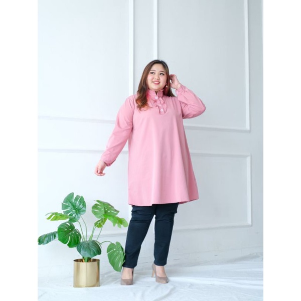 Long tunik jumbo ld 130 cm bigsize