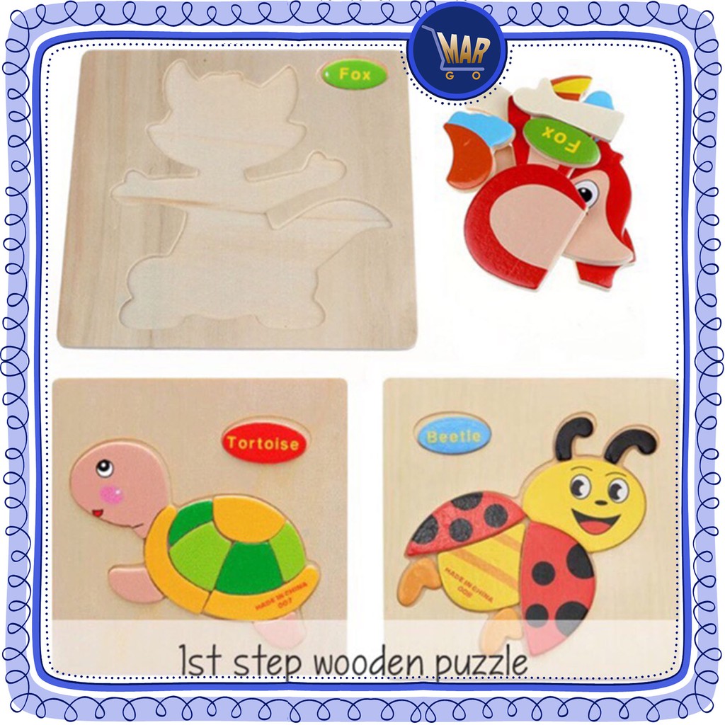 Puzzle Kayu Anak Mainan Edukasi Anak Puzzle Mainan Anak