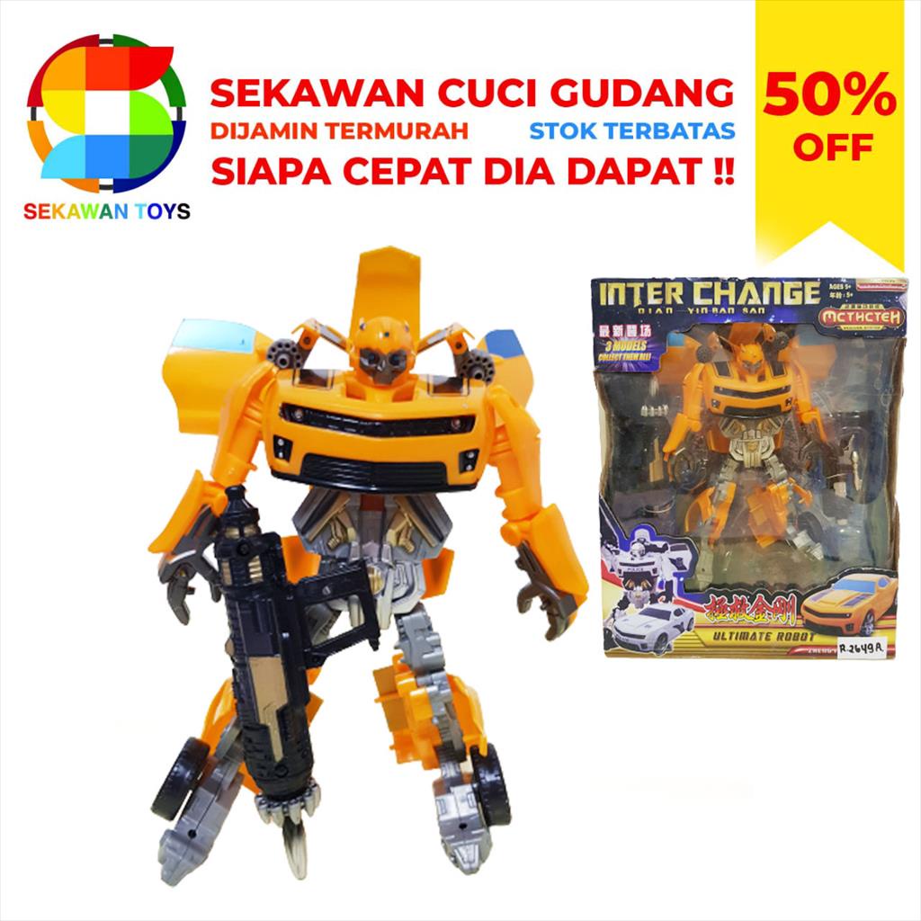 Mainan Robot/ Mainan Robot Interchange Ultimate SEKAWAN SALE 18