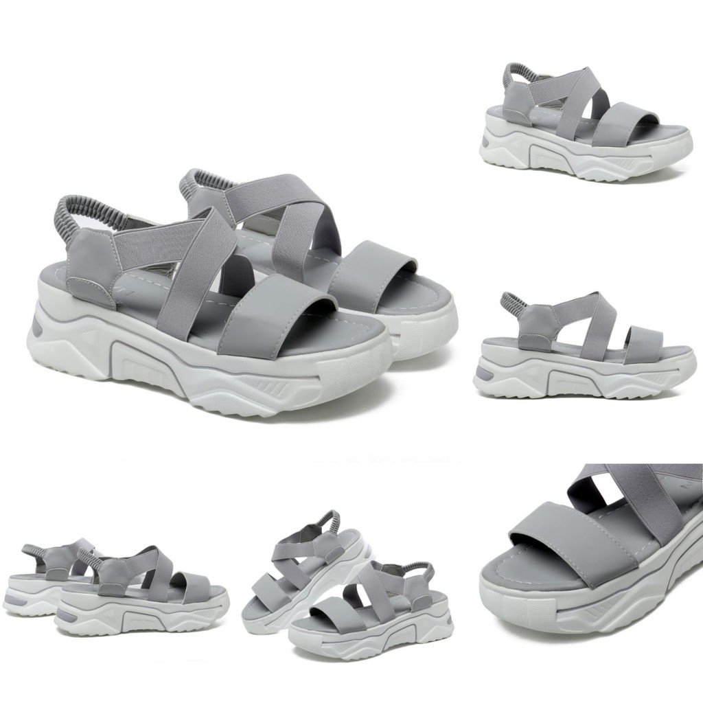 PVN Zela Sandal Tali Wanita Grey 331-5