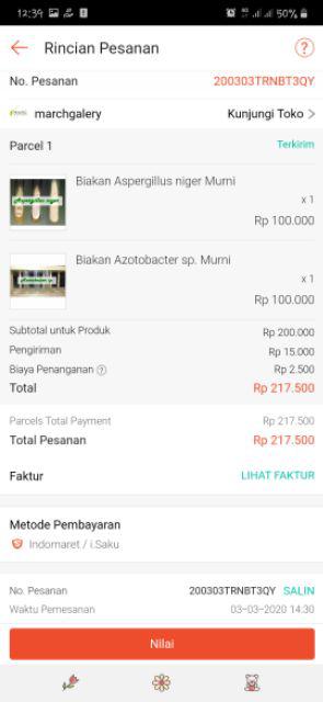 Biakan Azotobacter Sp. Murni Isolat Azotobacter