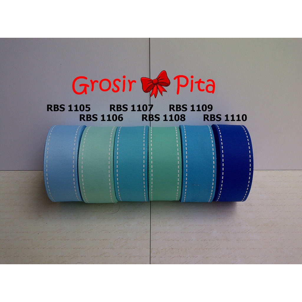 

(25 yard) Pita Grosgrain Motif RBS 1105,1106,1107,1108,1109,1110 | Toko Bahan Craft | Grosir Pita