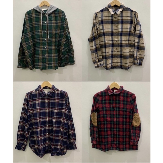 Kemeja Flanel  Brand Second Thrift