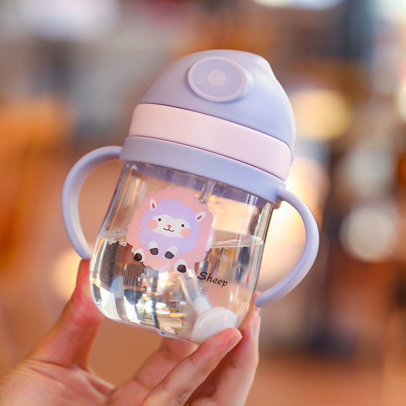 Cute Botol Bayi Anak Training Cup Baby / Botol Jerami Anak Aman totall