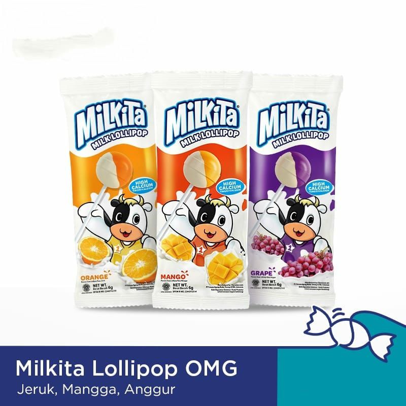 Permen lolipop Milkita candy permen enak dan murah