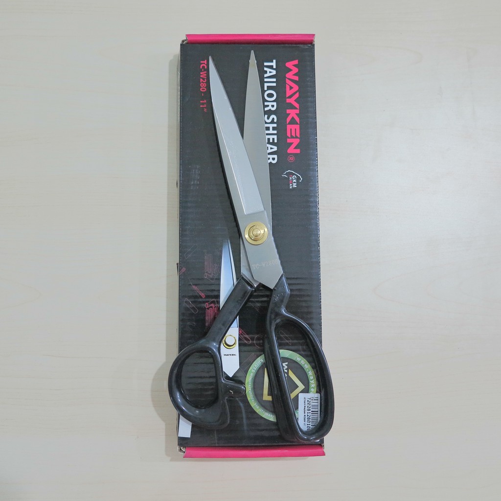 Gunting Potong Bahan Kain WAYKEN TC-W280/TC W280 11&quot; Inch Tailor Shear