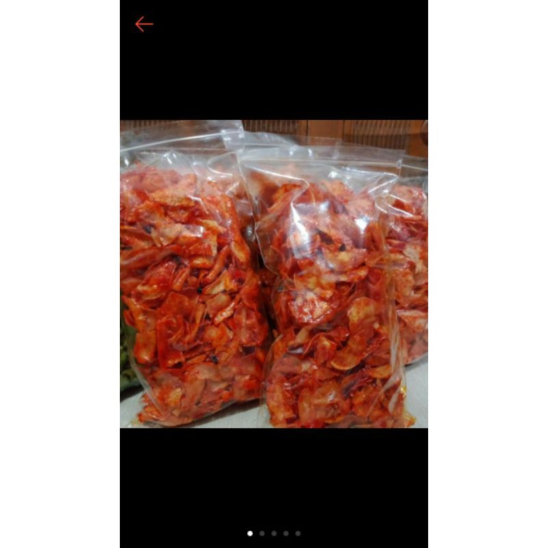 

KERIPIK SINGKONG BALADO PEDAS / KERIPIK SINGKONG BALADO BASAH / KERIPIK SINGKONG BUMBU RUJAK