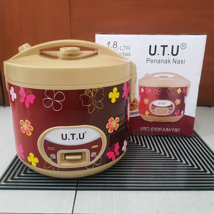 UTU GARDENIA URC 5102 M-L1 - Magic Com Rice Cooker Kapasitas 1.8 Liter