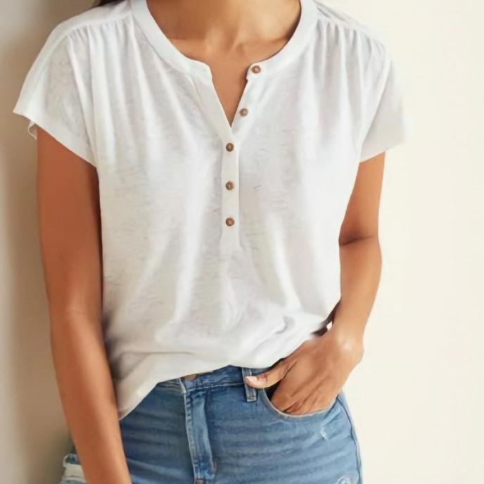 kaos wanita kancing old navy