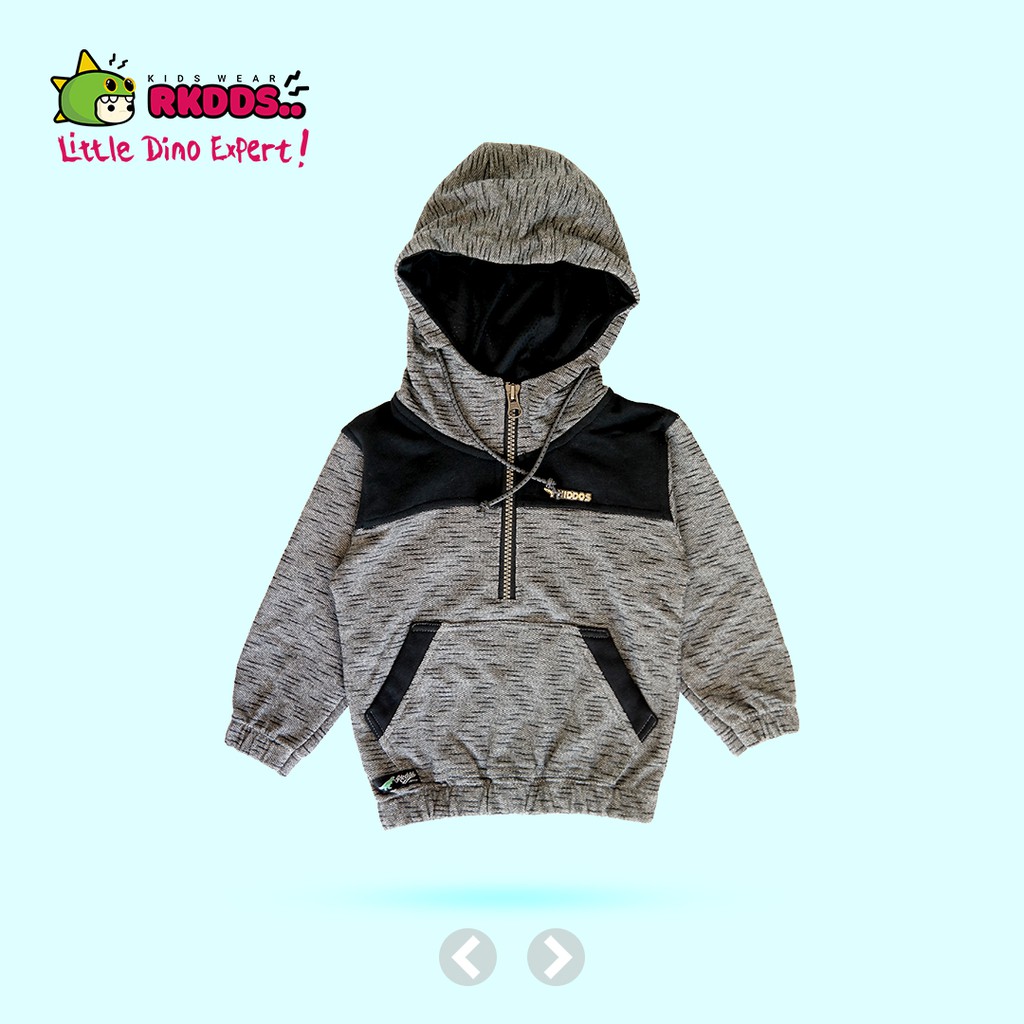JAKET ANAK HOODIE Saku Resleting 686 RKDDS®