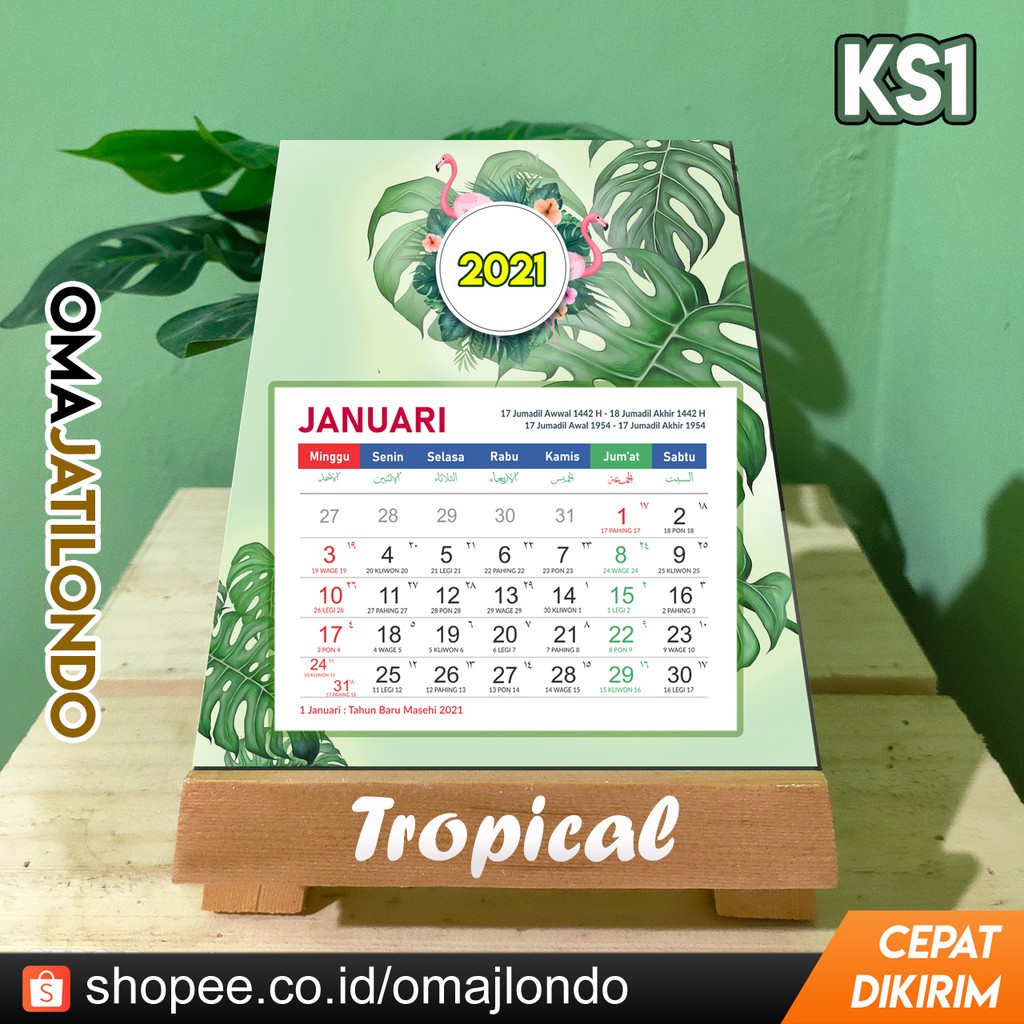 Jual KALENDER MEJA (DUDUK)TAHUN 2021 SEDANG ANEKA TEMA TERMURAH JATI ...