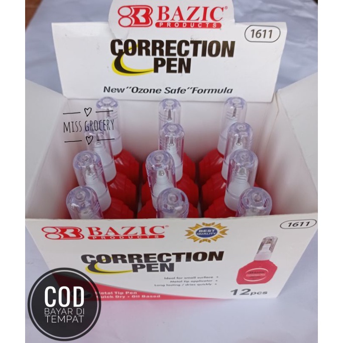 Correction pen Cair Montana COX BAZIC BESCO Tipe ex Murah / tipex termurah