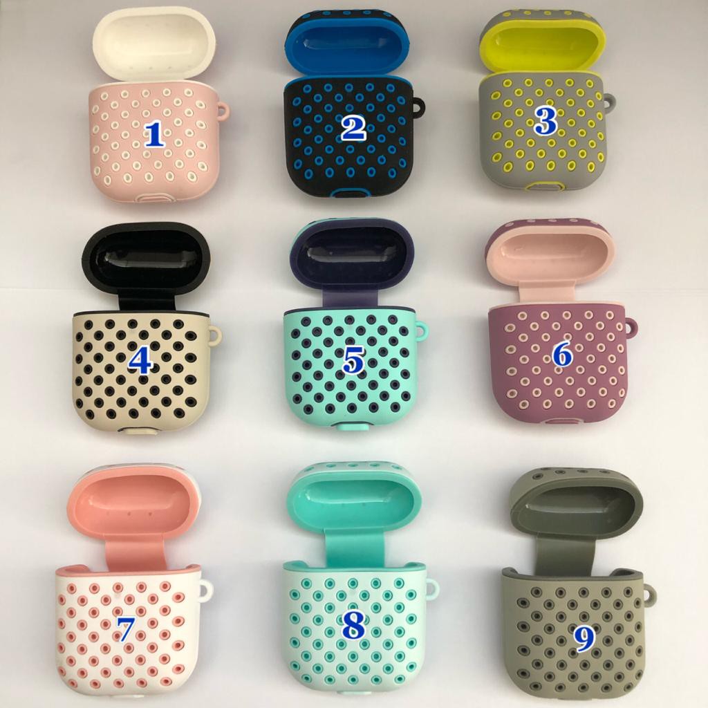 Silicone Protective Shockproof Dots Case Cover For Apple AirPods Pro Airpods 1/2