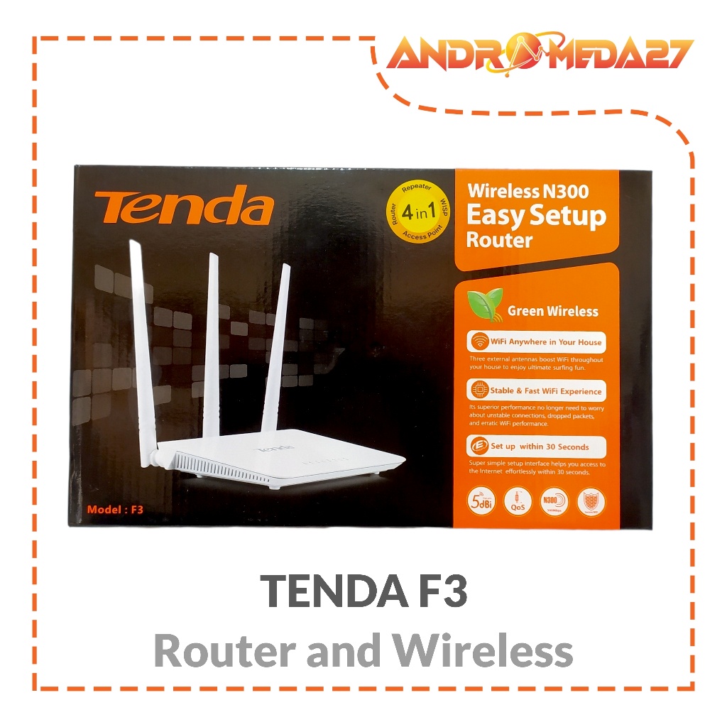 Router Tenda F3 Access Point Tenda F3