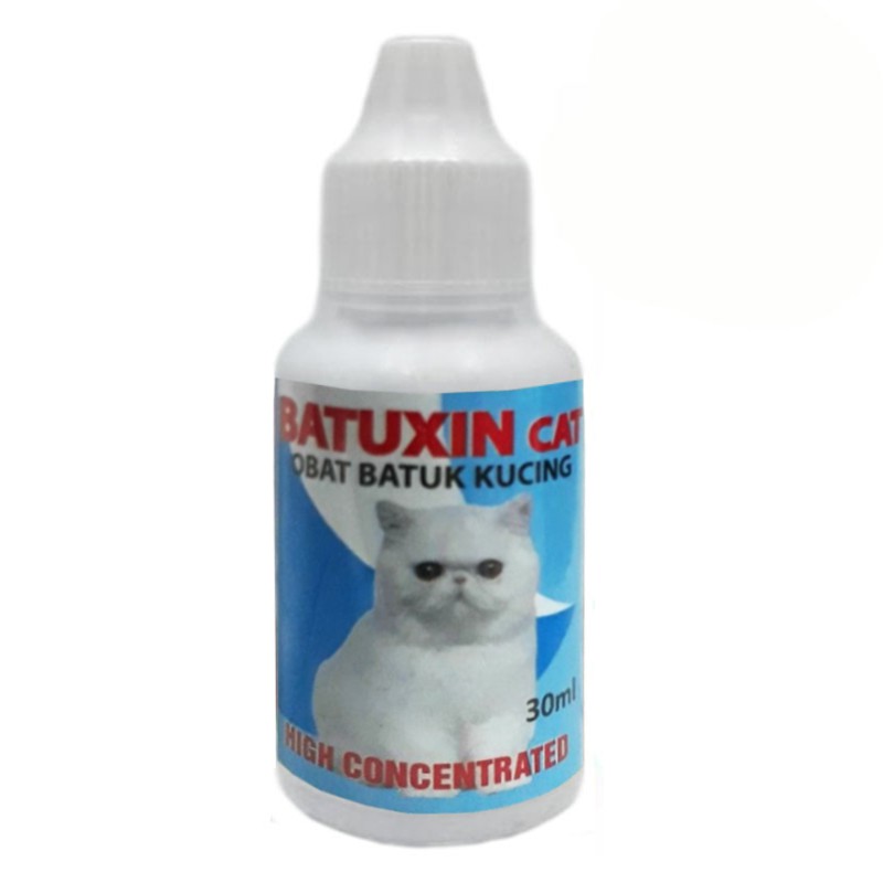 OBAT BATUK KUCING SAKIT FLU PILEK SESAK NAFAS  BATUXIN CAT