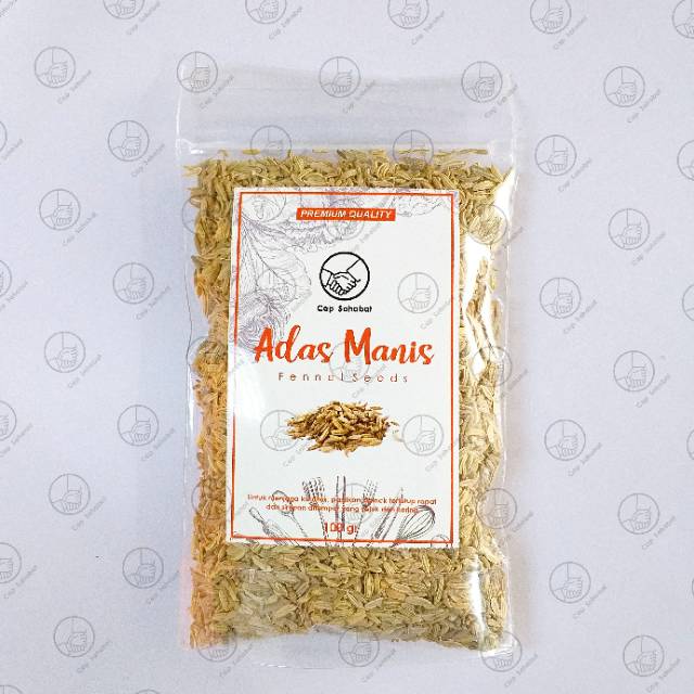 100gr Adas Manis / Fennel Seeds  / Rempah / JSR 100% PREMIUM QUALITY