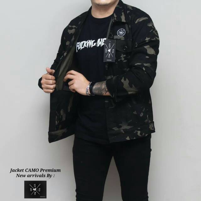 BGSR Jaket Parka Camo Hanzo / Jaket Militer / Jaket Parka Army