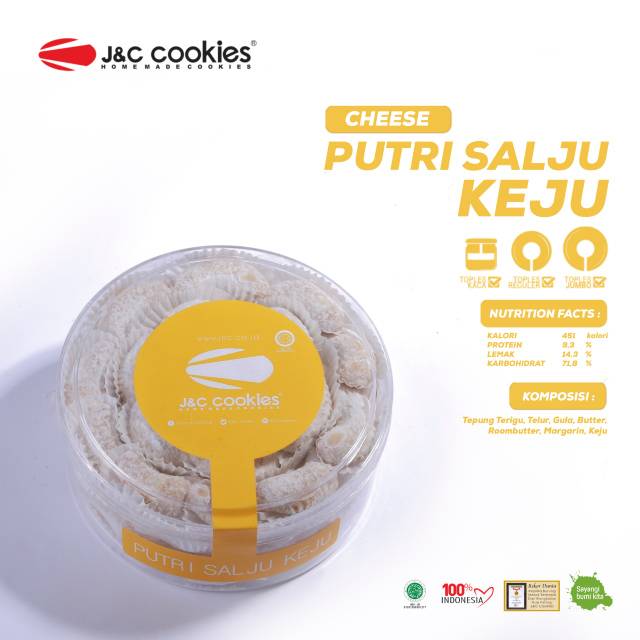 

PUTRI SALJU KEJU JNC Cookies Kue Kering Best Seller Bandung
