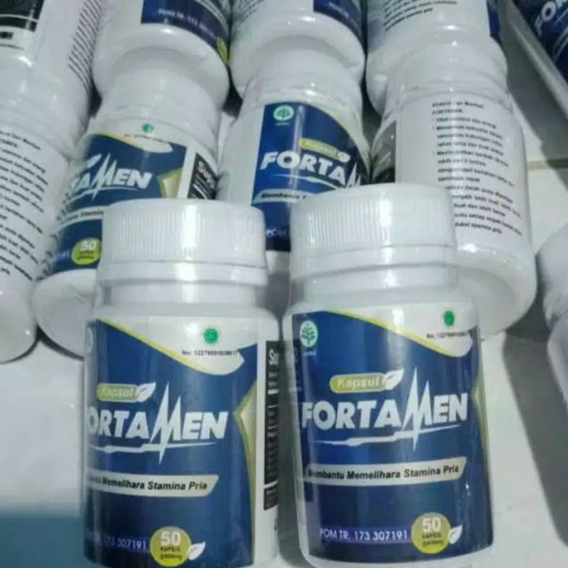 Obat Kuat Vitalitas Pria Fortamen Bpom 100% Original Herbal Tahan Lama Asli Alami
