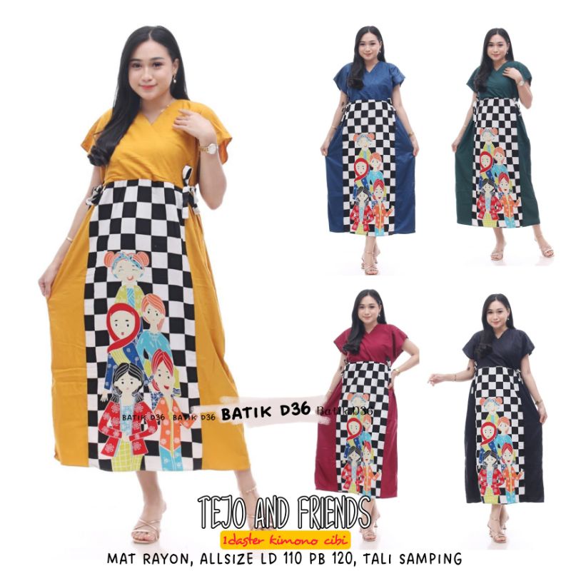 Daster murah rayon halus  wanita ABG remaja baju santai chibi ashanty modern kekinian terbaru tidur 