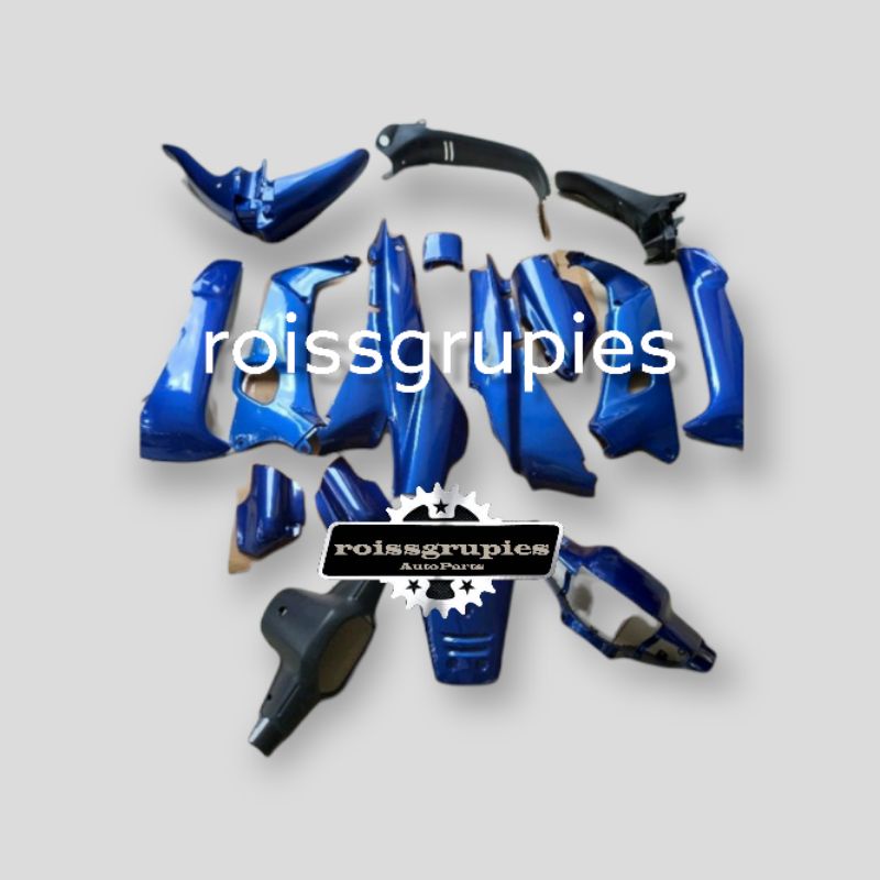 PAKET COVER BODI SUPRA X LAMA SUPRA FIT LAMA FULL SET BODY HALUS KASAR WARNA BIRU