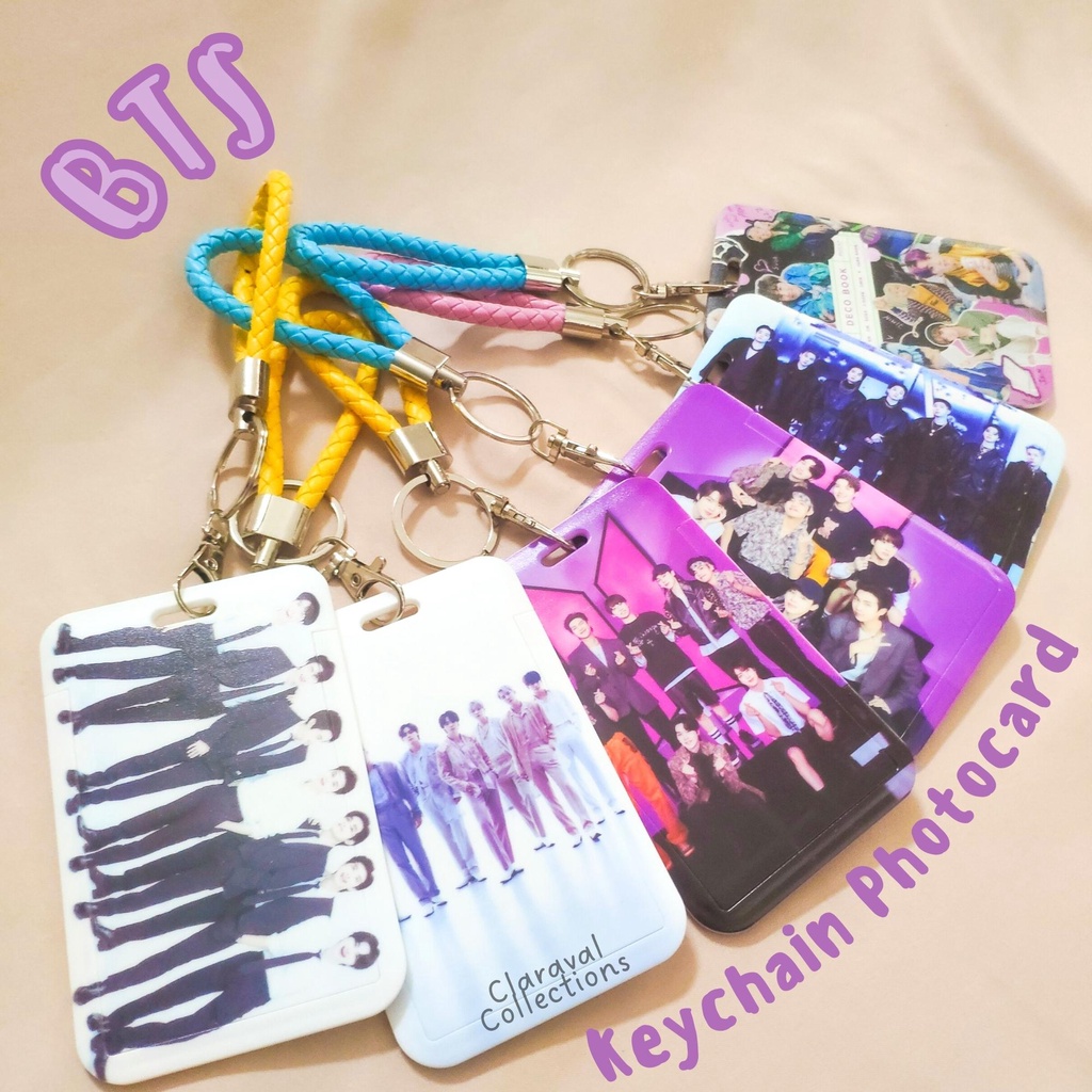 Case Holder Pelindung Kartu Photocard / Gantungan Kunci BTS / Card Holder / ID Card Holder / PC Hold