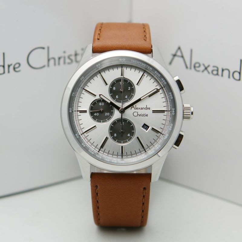 ALEXANDRE CHRISTIE 6557MC LEATHER PRIA ORIGINAL GARANSI 1TAHUN