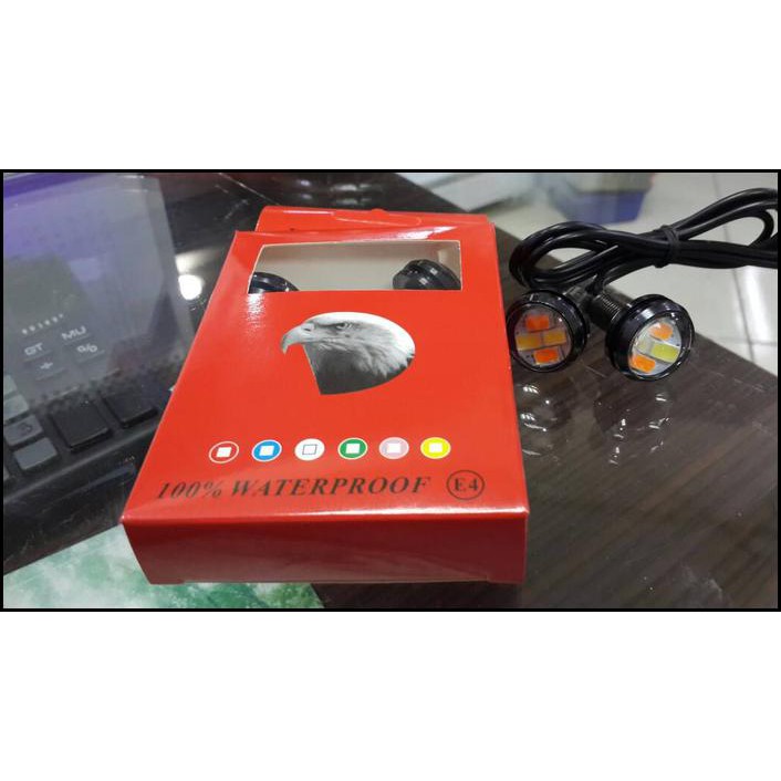 Eagle Eye Mata Elang Led Luxeon Kuning, Ice Blue, Hijau, Merah