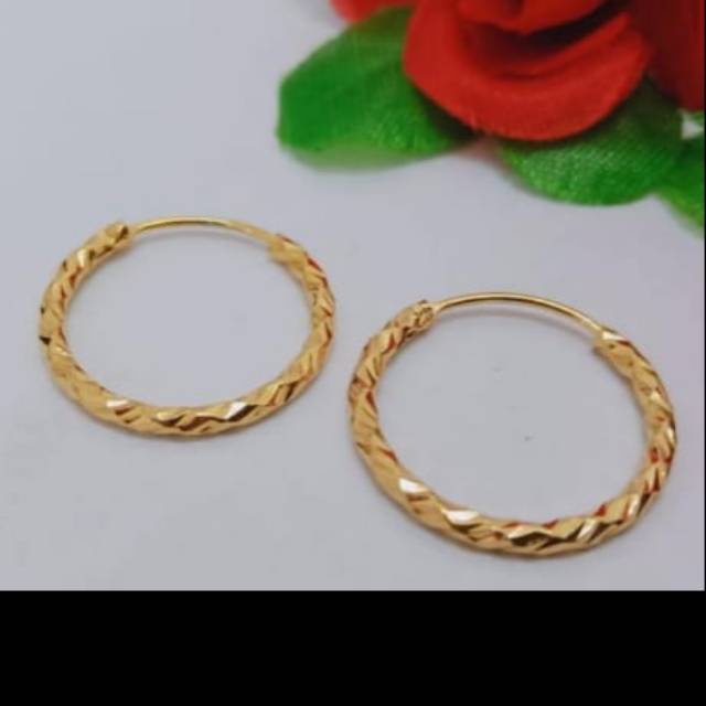 ANTING WANITA BULET BLINK ANTING MASA KINI ANTING LAPIS EMAS ANTING UNIK(BISA COD)