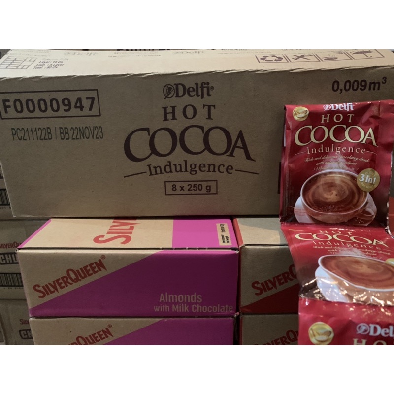 delfi hot cocoa isi 80 pc x 25 gram karton renceng