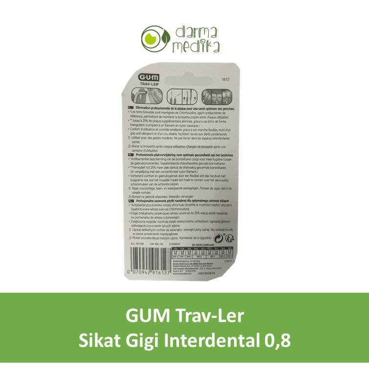 Sikat gigi interdental brush merk GUM bagus murah ortho orthodonti orto ortodonti