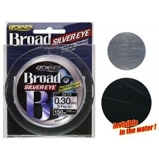 SENAR / LINE MONO OWNER BROAD SILVER EYE 300m (Color LIGHT GREY)