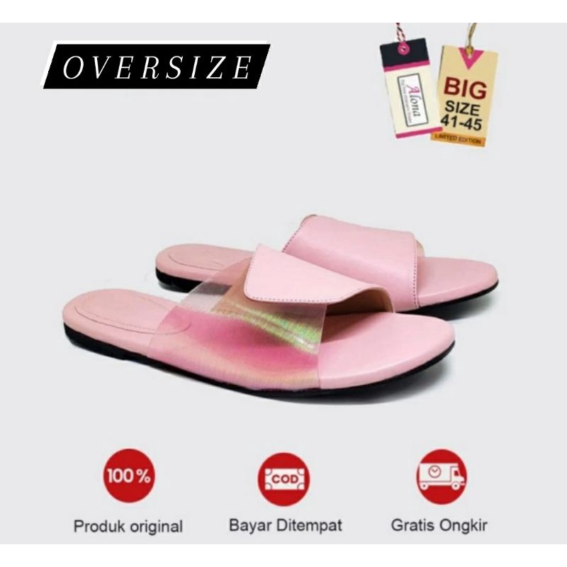 Sandal Wanita Pinky Cantik 13.4Q Ukuran Super JUMBO Besar 41.45