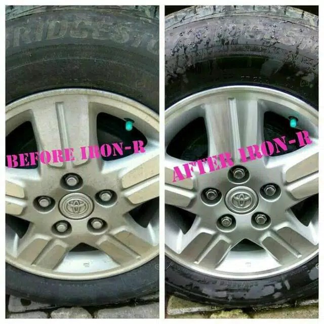 Iron remover/Pembersih/Penghilang/karat/oxdiation/velg/pelek mobil/motor