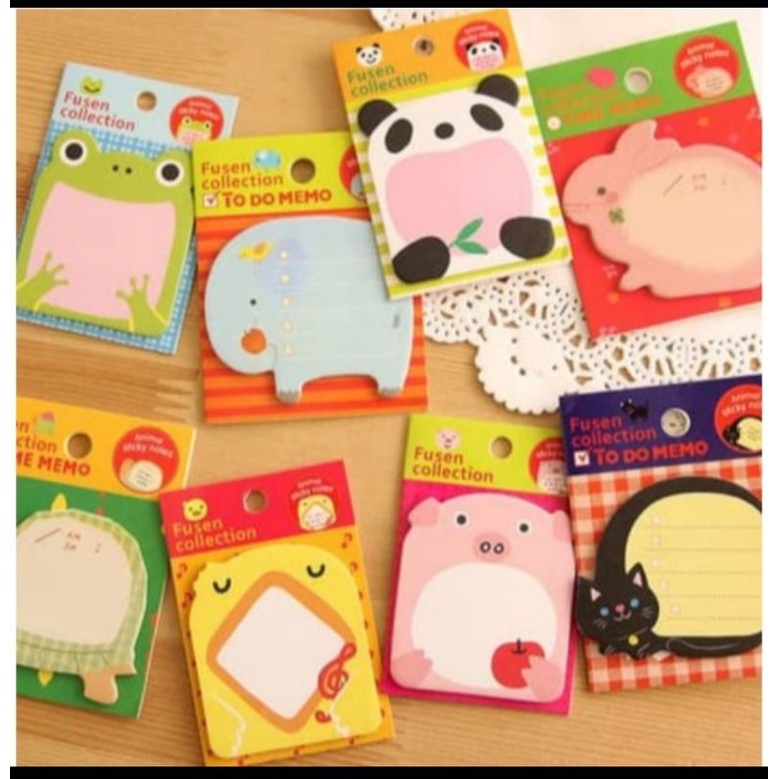 

sticky note mini animal