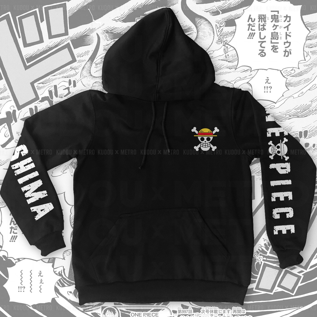 Sweater Luffy Onigashima Anime Manga One Piece Premium Unisex