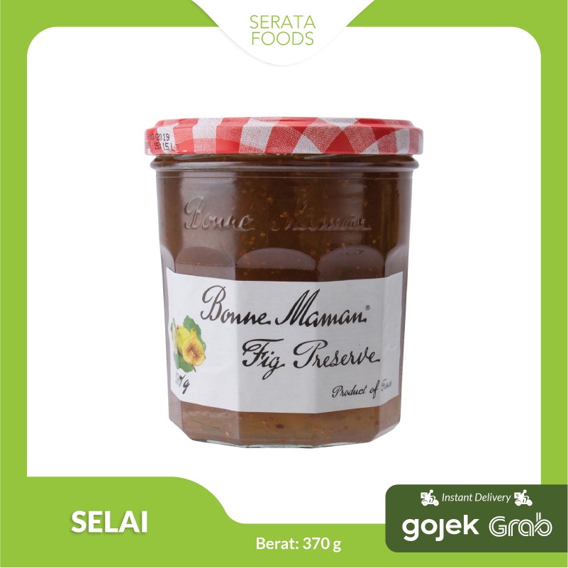 

2Xbtygneal Sakha Snack ) Bonne Maman Jam 370Gr Varian: Blueberry, Raspberry, Strawberry, Fig,