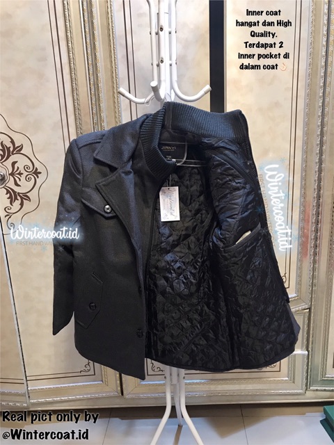 READY INDONESIA XAVIER Men Wool Coat Winter Mantel pria cowok musim dingin big size jumbo plus size