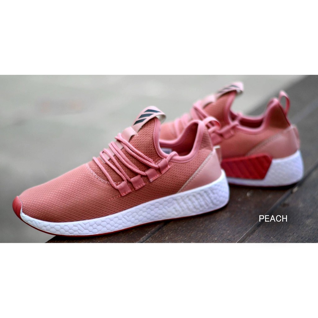 peach color adidas shoes