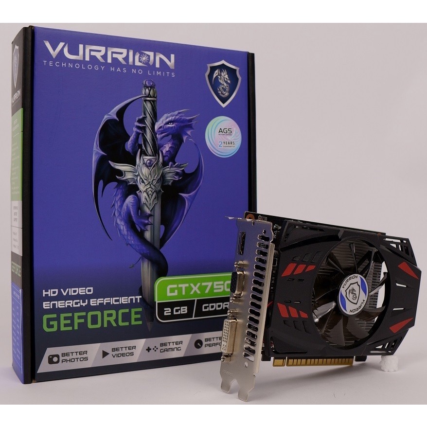 VGA Gaming VURRION GTX 750 2GB DDR5 128Bit GAMING VGA ORI