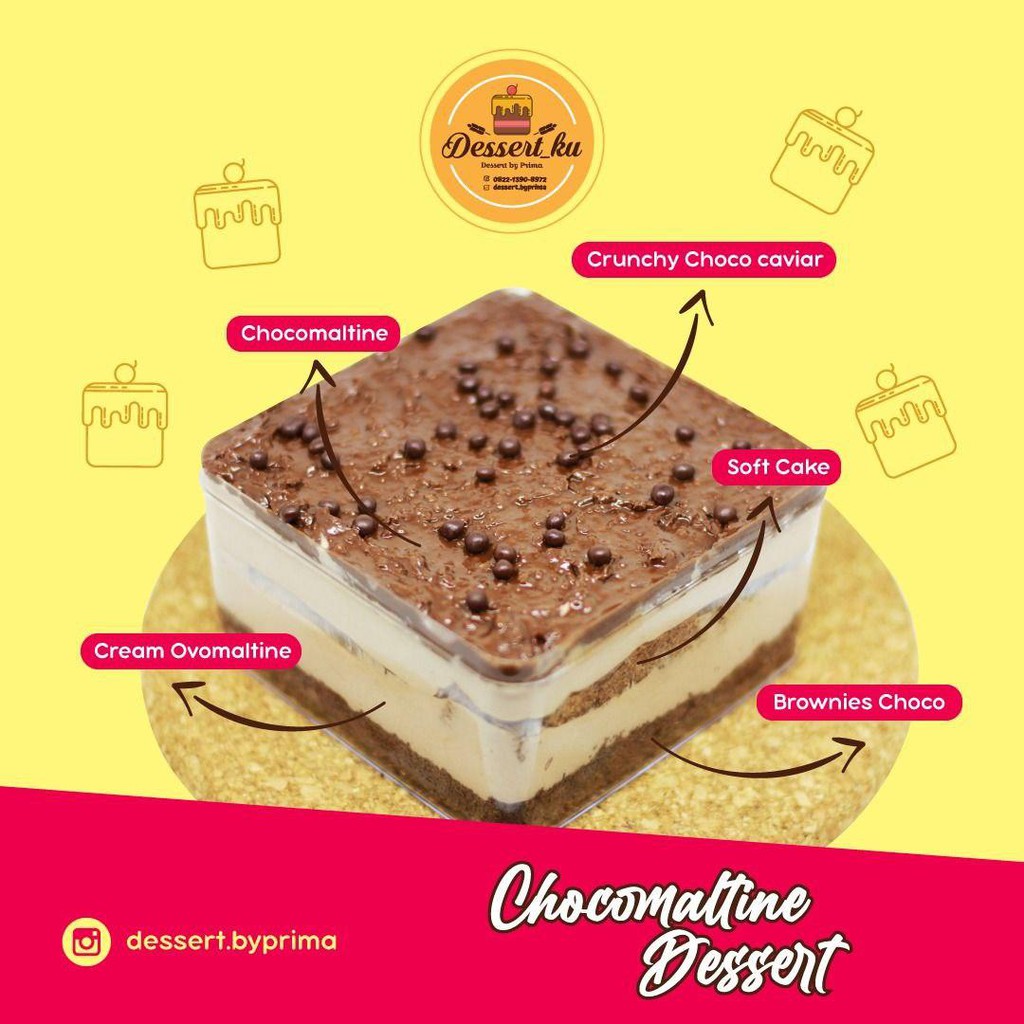 

CHOCOMALTINE DESSERT BOX / CHOCOMALTINE / CHOCO CRUNCH / DESSERT