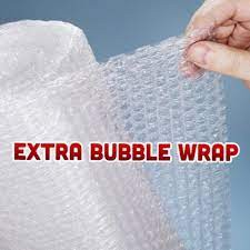 Extra BUBBLE WRAP untuk packaging tambahan / Bubble wrap tambahan packing supaya Aman / khusus untuk yang beli barang saja - BOBI