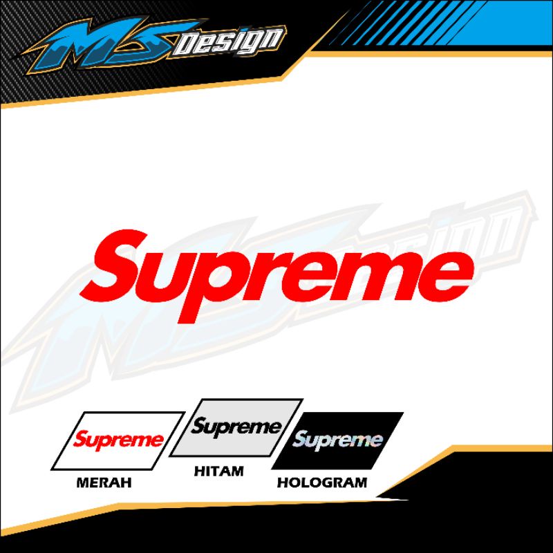 Sticker SUPREME/Cutting Sticker SUPREME