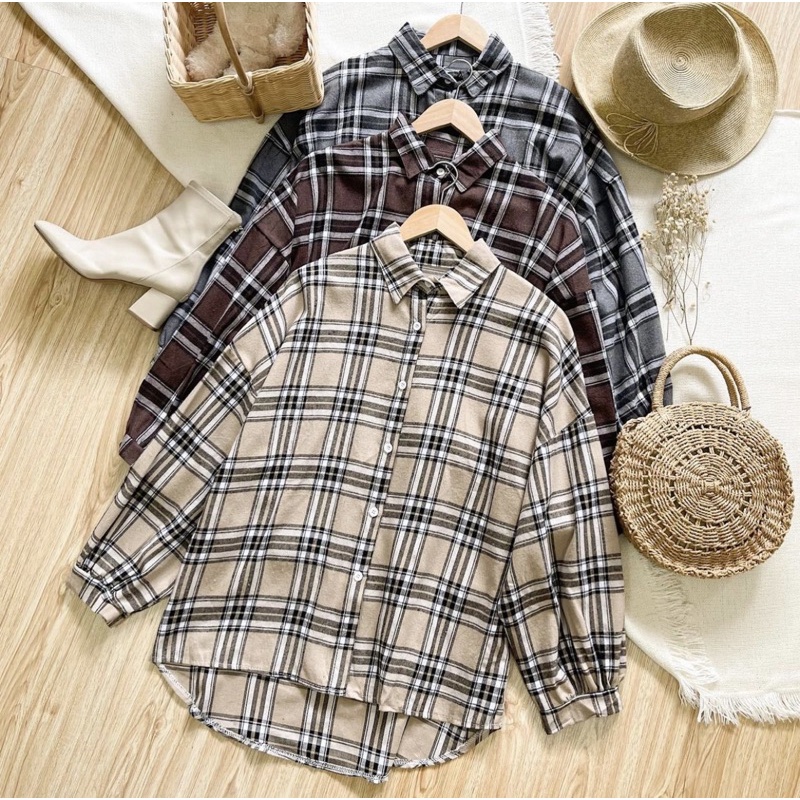 GRITTE OVERSIZE FLANEL SHIRT