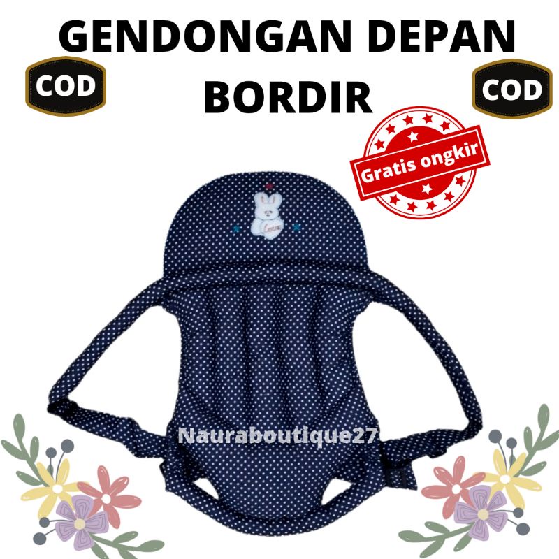 Gendongan bayi / Gendongan baby ring seling/ gendongan bayi hipseat / gendongan depan motif satu set/ gendongan depan motif