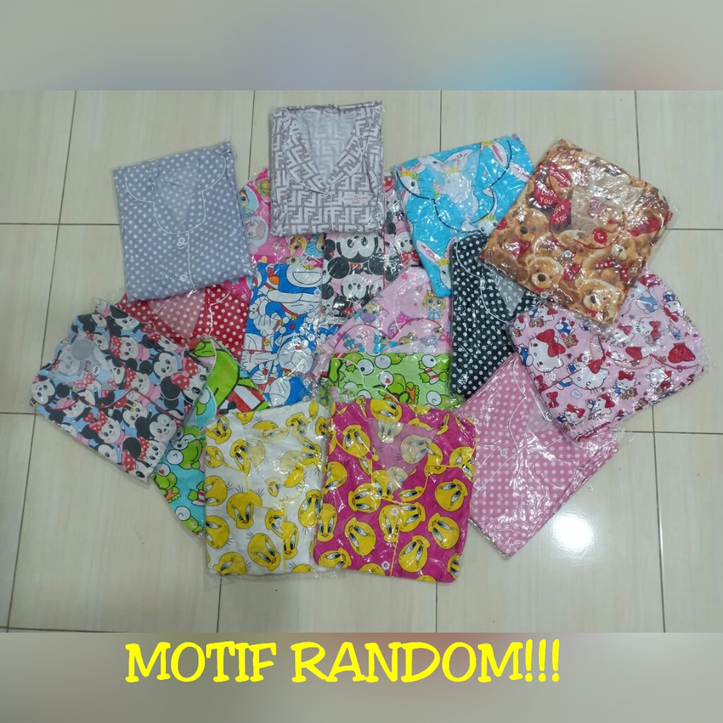 BIG SALEEE !!!!!! Piyama dewasa HP / CP / PP XL , katun jepang,, motif RANDOM