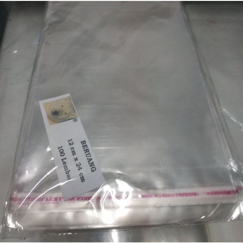 

Kantong opp lem ukuran 12x24 14x20 cm