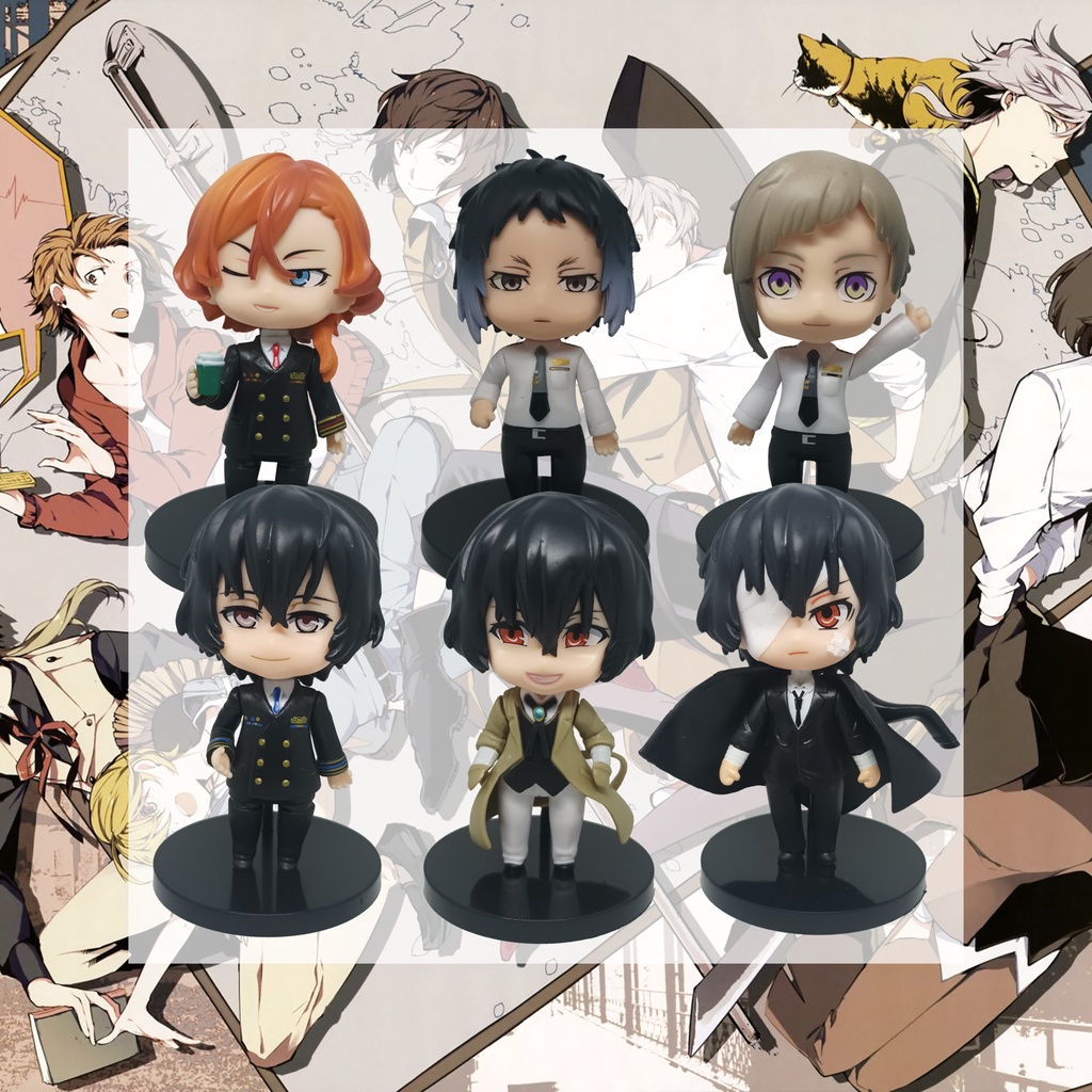 Action Figure Bungo Stray Dogs "Dazai, Chuuya, Atsushi, Akutagawa" - areaanime